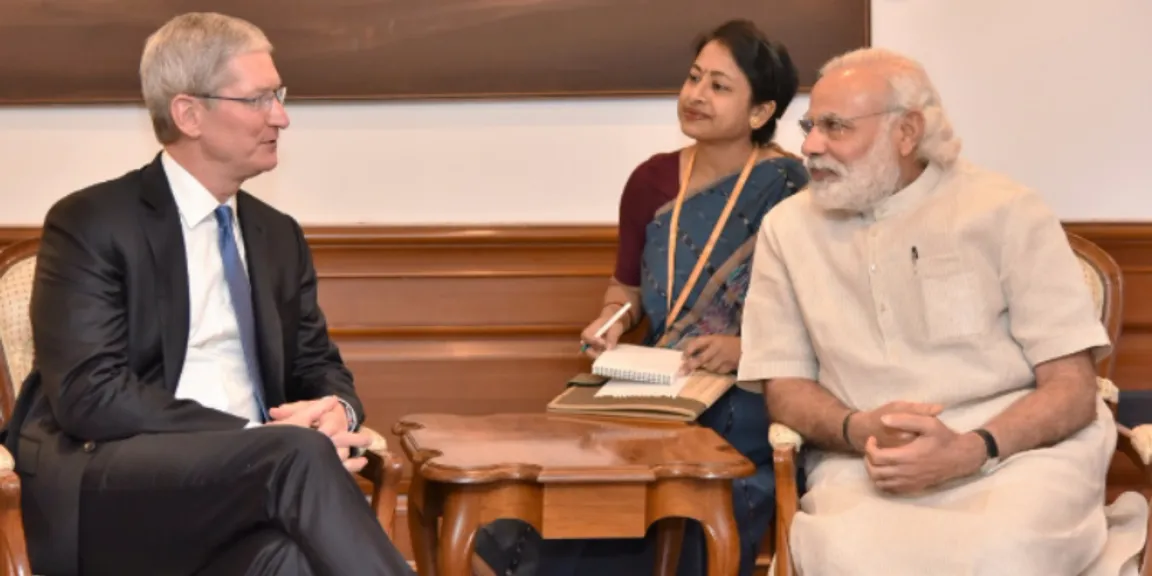 Tim Cook launches updated version of 'Narendra Modi Mobile App ...