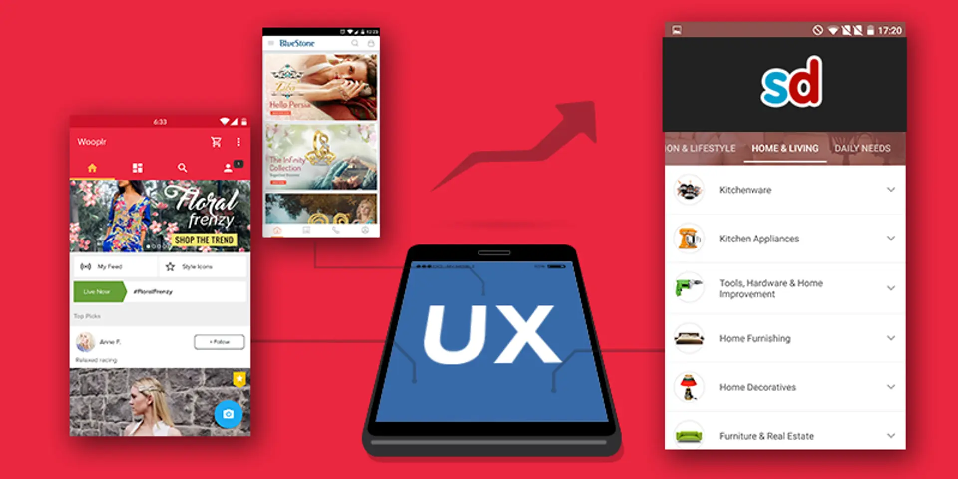 How e-commerce biggies are using good app design to improve revenues
