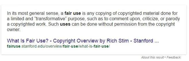 fair use