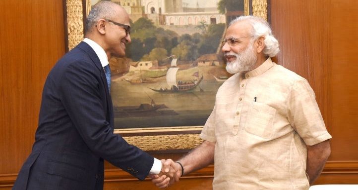 Nadella meets Prime Minister, plans to enhance Microsoft's role in Digital India