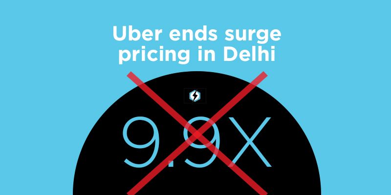 Delhi government wins the war against surge pricing. Uber ends surge pricing in the capital