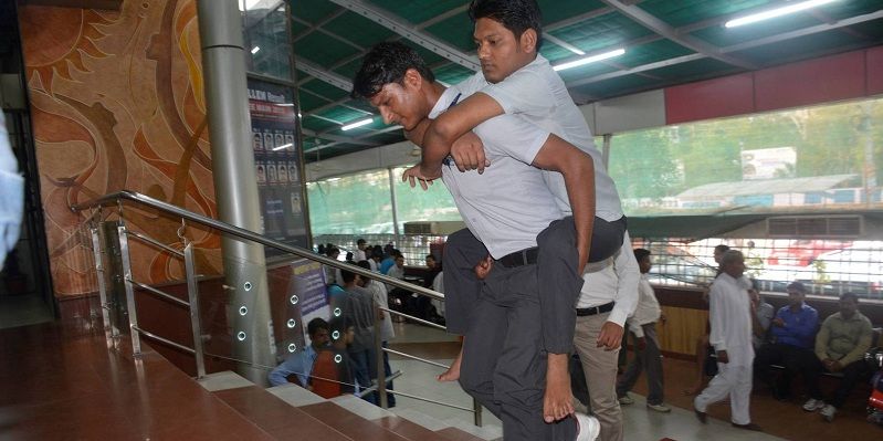 He carried his polio-stricken brother on his shoulder everyday, and today both cleared IIT entrance test