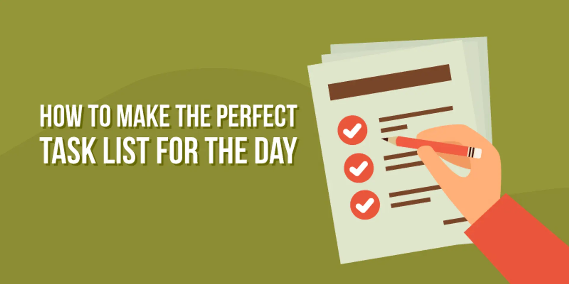 Organize your day, organize your life