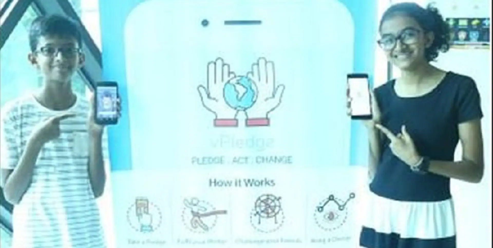 Bengaluru developers aged 12 and 13 devise Android social app vPledge