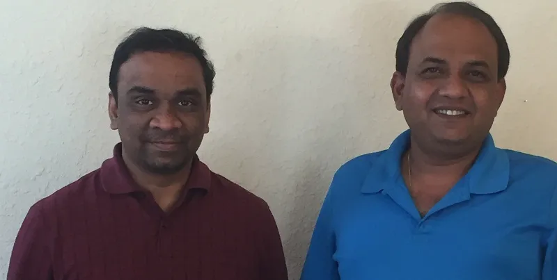 (from left to right) co-founders Praveen Koduru and Krishna Kumar