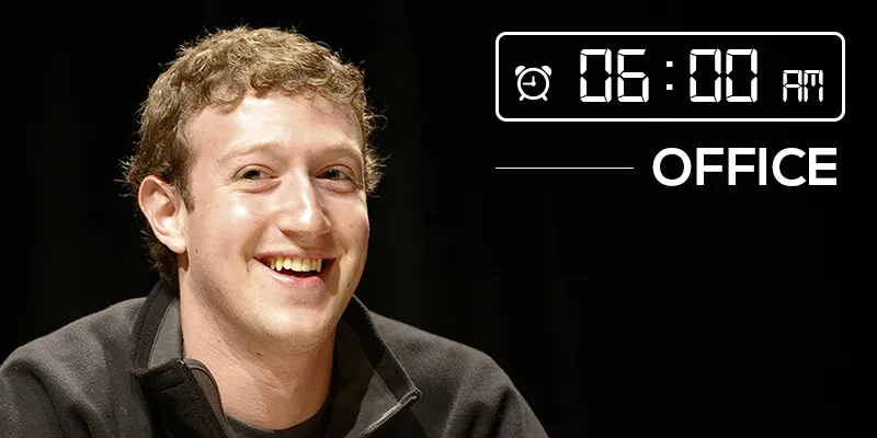 Mark Zuckerberg morning schedule