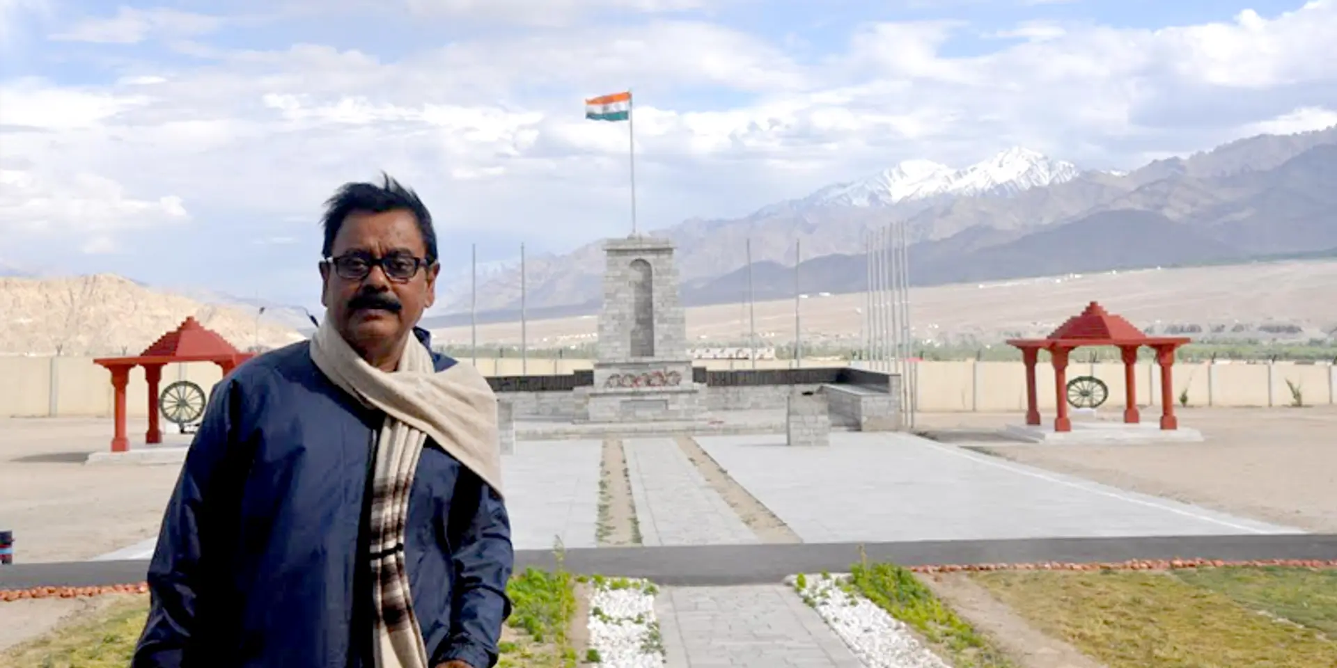62-year-old Subrata Roy is riding from Jharkhand to Leh to spread environmental awareness