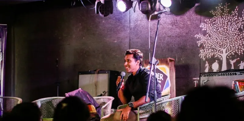 Durjoy Dutta during his talk