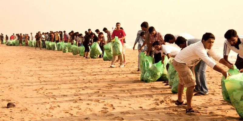 When 4,500 citizens of Chennai gathered to clean up the city’s shore