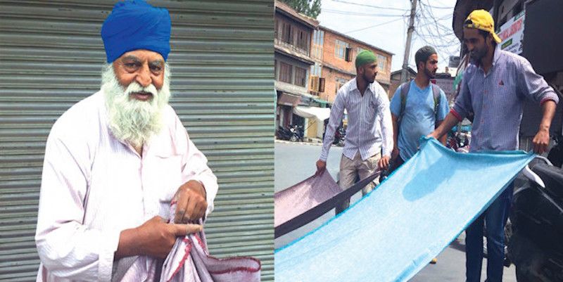 When Srinagar namazees ran out of prayer mats, Swaran Singh rolled out his material for free