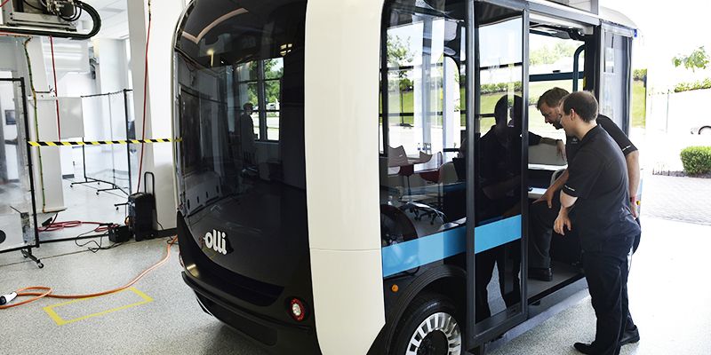 IBM-supported Olli, a 3D printed, self-driving minibus, to hit the road in US