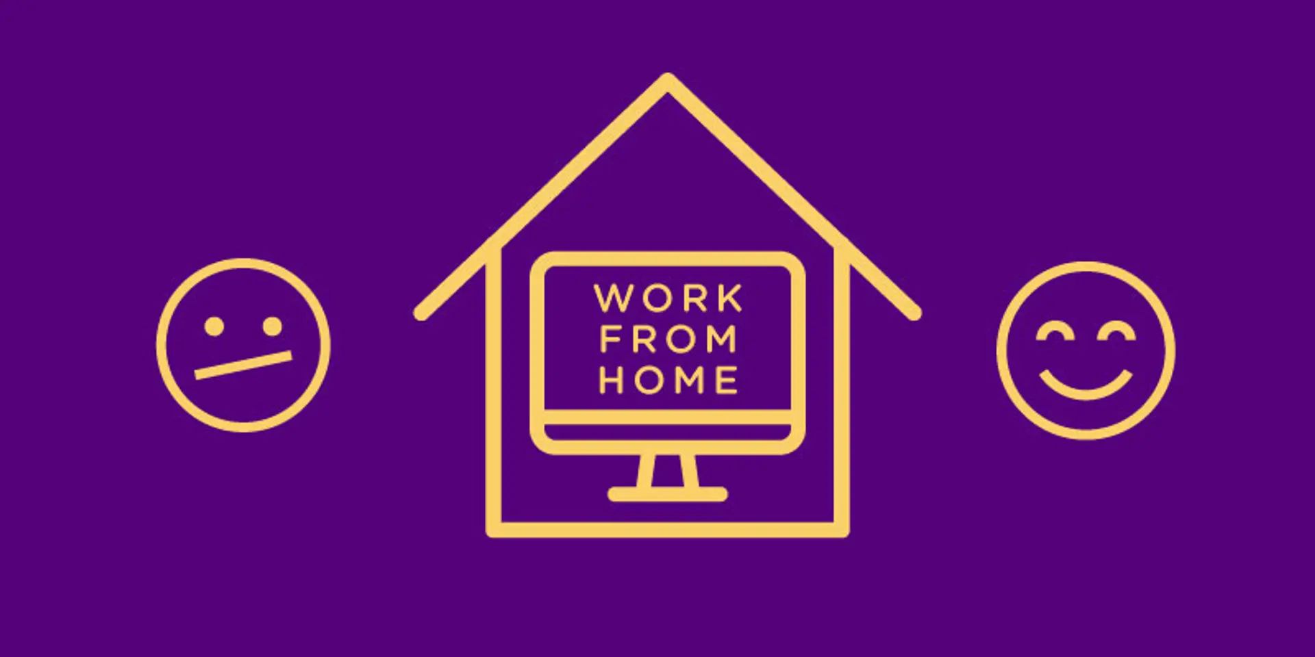 There are two sides to working from home – Here are both