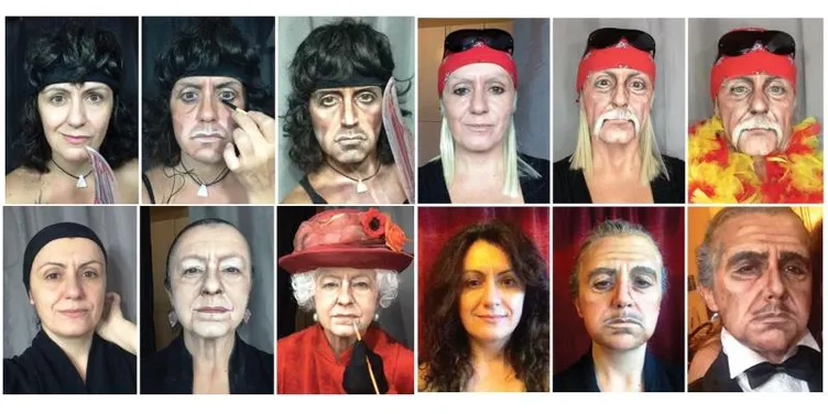 Meet the makeup artist who transforms into Queen Elizabeth, Rambo and ...