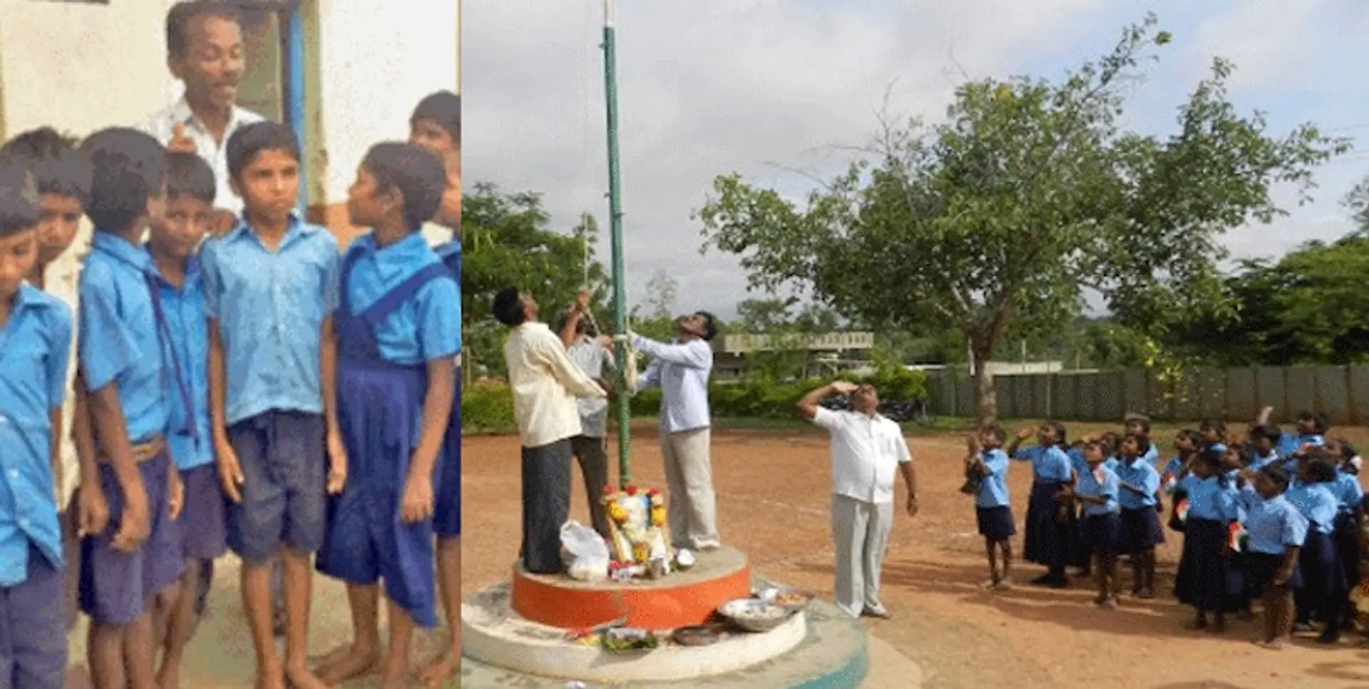 This teacher treks up a hill everyday to prevent his school from shutting down
