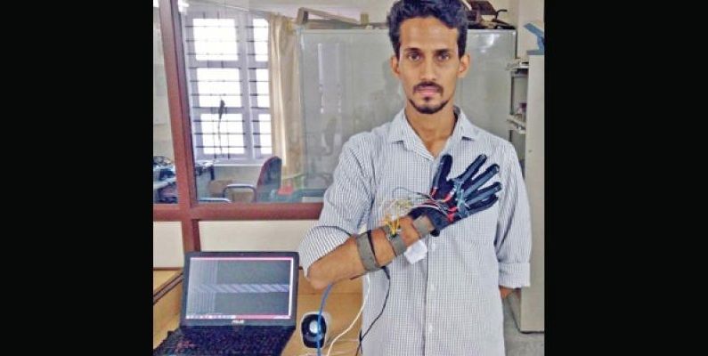 Students from Bengaluru develop 'smart glove' that converts hand gestures to Indian sign languages