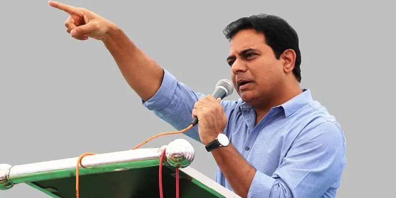 K. T. Rama Rao, Telangana minister for IT and industries