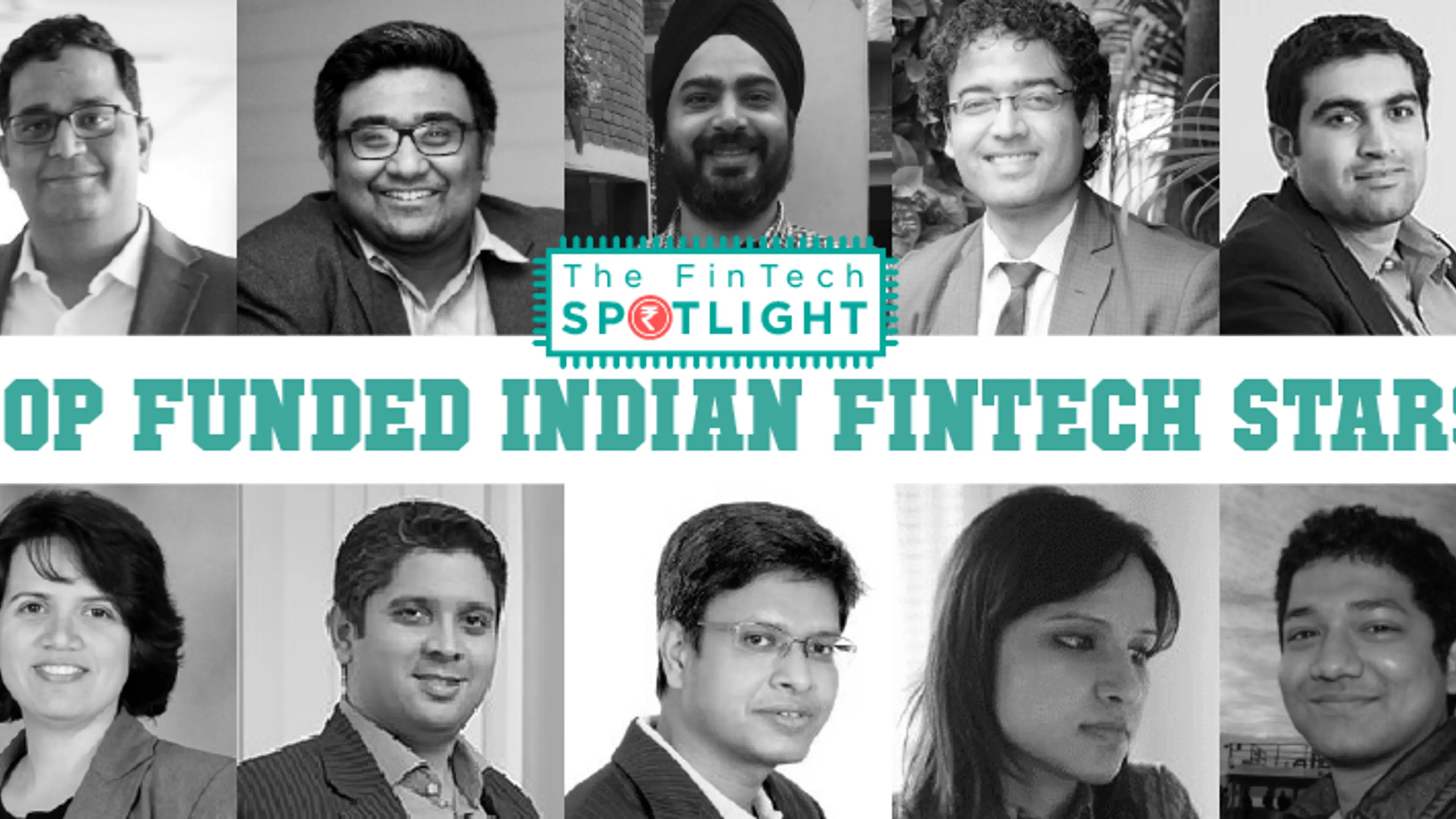 The 13 biggest funded fintech stars of India