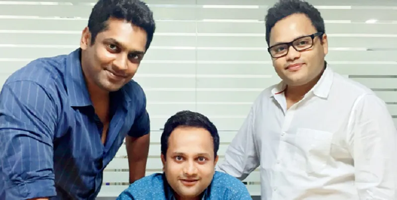 (L-R) Founders of Grab.in: Jignesh Patel, Nishant Vora and Prakshit