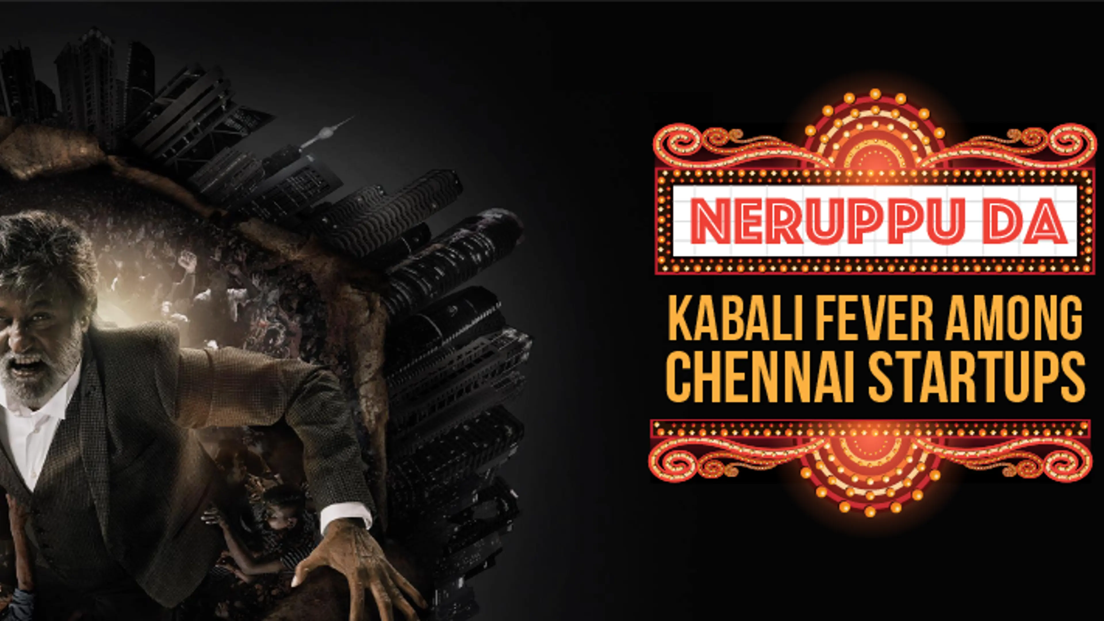 'Neruppu Da': Kabali fever rages high among Chennai startups