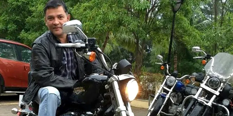Gopi Krishnaswamy on hi Harley Davidson