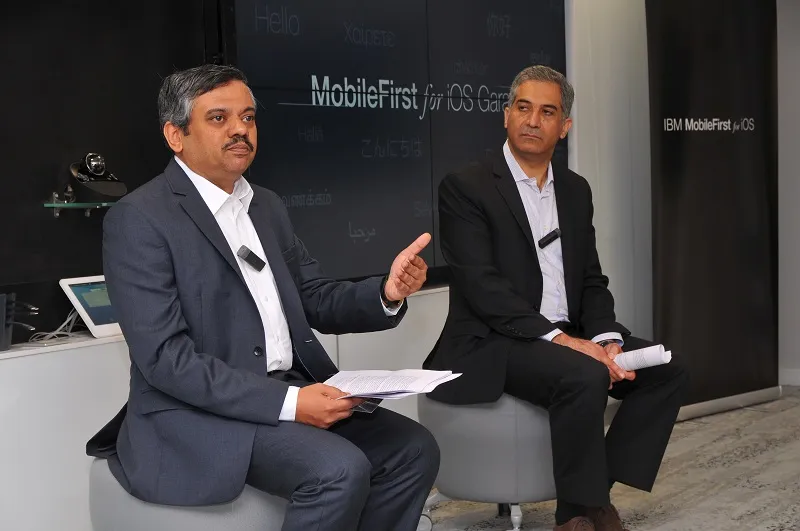 L to R- G Venkatraghavan and Mahmoud Naghshineh