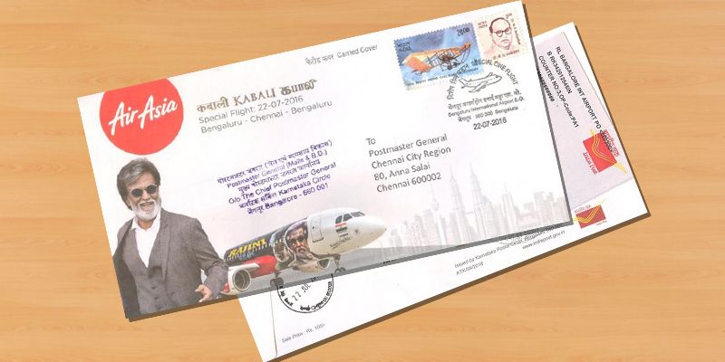 Within 2 weeks of release, Kabali special postal covers fly off the shelves