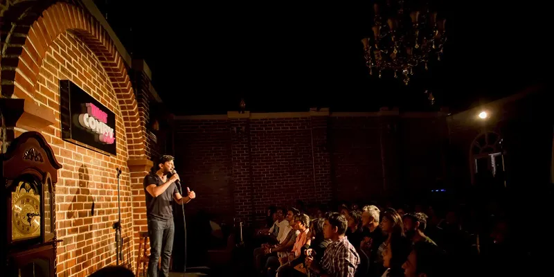 Sundeep Rao performing at That Comedy Club
