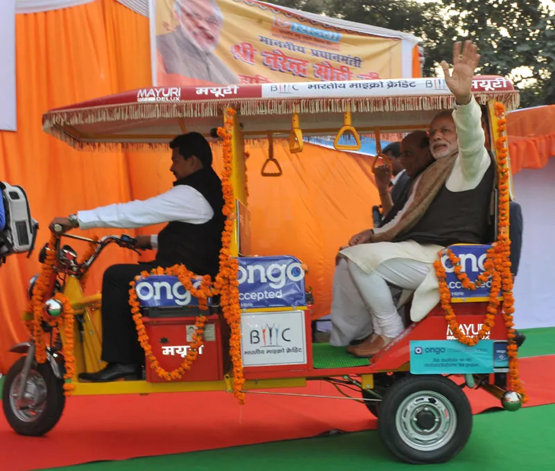 modi e-rickshaw