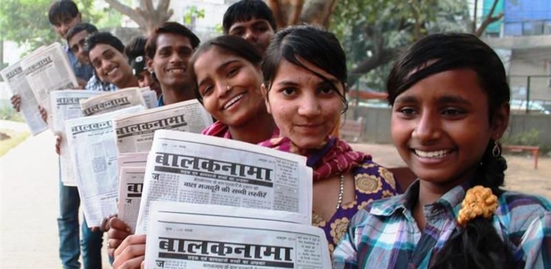 Meet the slum children of India who run their own newspaper