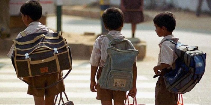 CBSE orders schools to eliminate homework and school bags for classes I and II