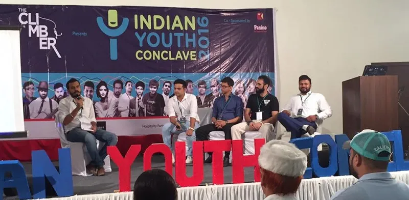 A snapshot of a panel discussion held at Climber's Indian Youth Conclave held in Nagpur this year