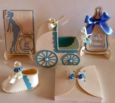 A baby shower invitation