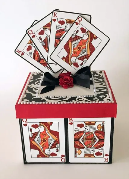 A Diwali card party invite