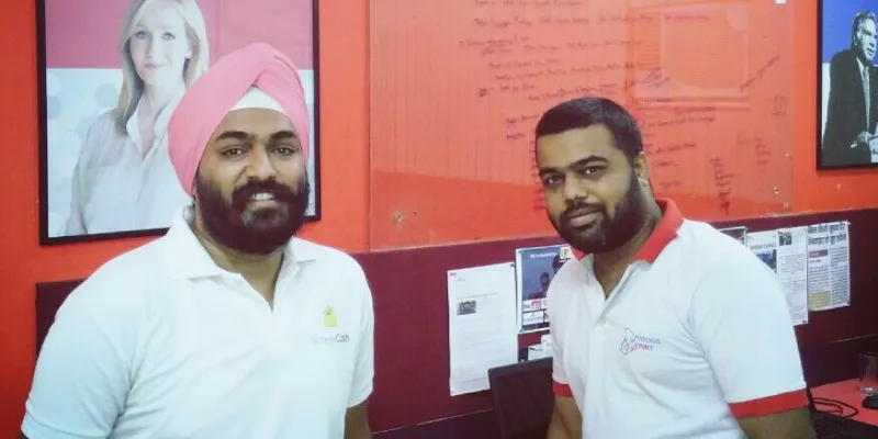 Co-founders of ScrewCash - Sarabjot Singh (Left) and Raksh Anand (Right)