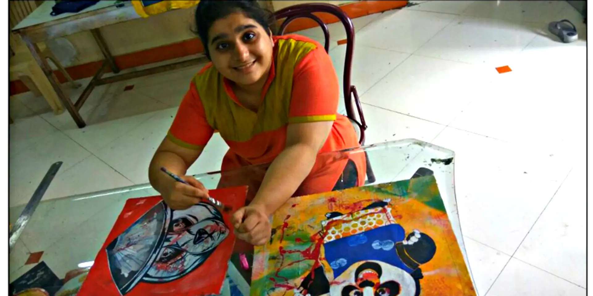 These stunning paintings are made by women and children with Down syndrome, and you can buy them to show you care