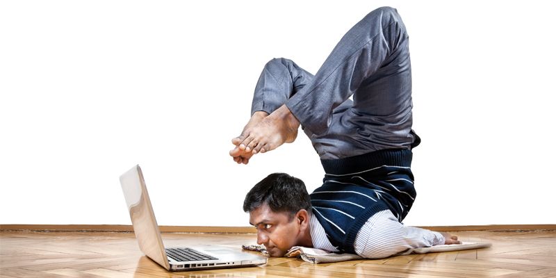 When headstands are not an option: 7 yoga postures doable at your desk