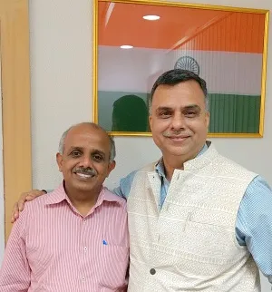 TC Meenakshidundaram(L) and Sudhir Sethi(R)