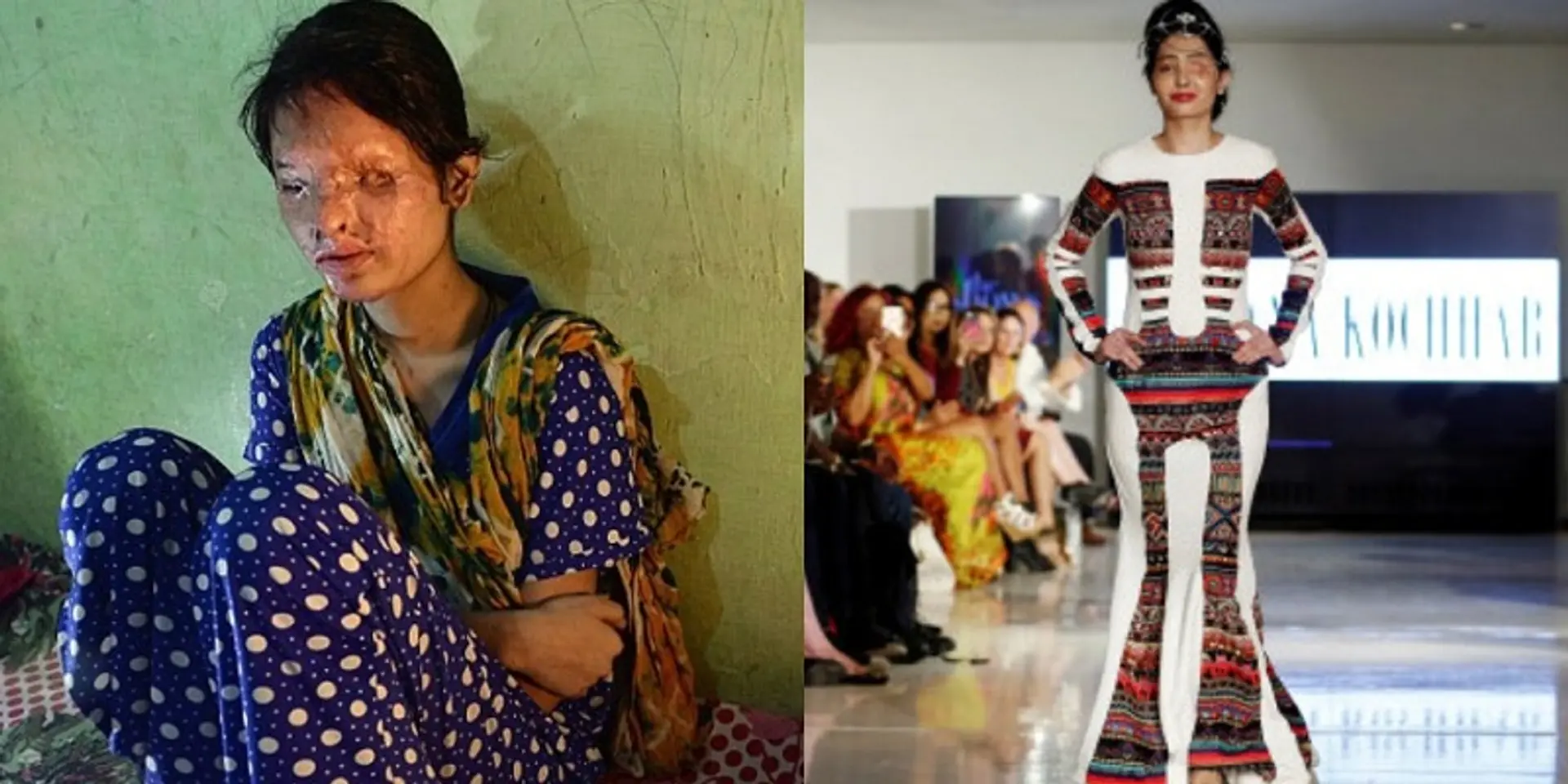 Acid attack survivor Reshma Qureshi shows the way at New York Fashion Week