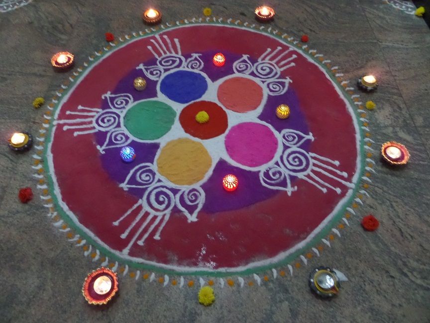 [PhotoSparks] Colours, sweets and rangoli – Happy Diwali to all YourStory readers!