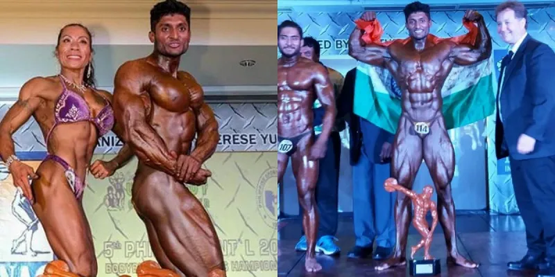 At the Mr.India competion held at Philiphines