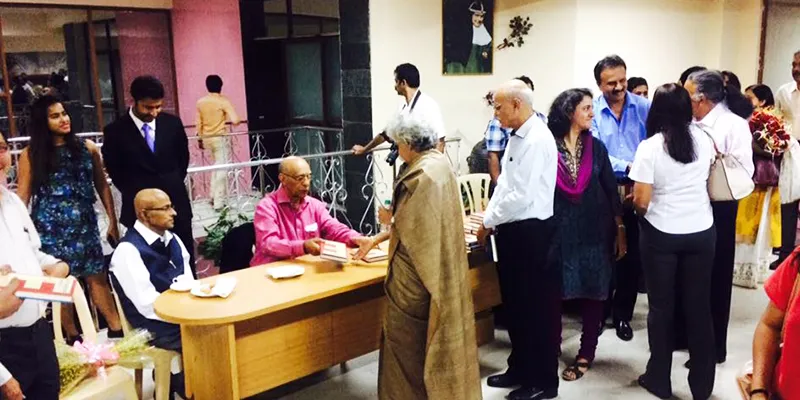 The authors at the book launch.