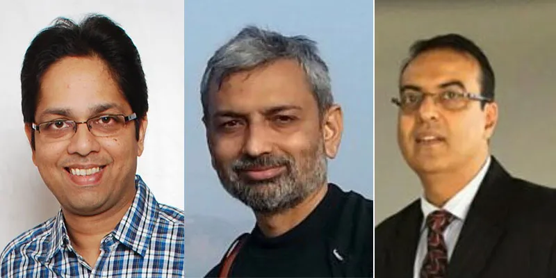 Founders of Remitr (L to R): Sandeep Todi, Kanchan Kumar and Sandeep Jhingran