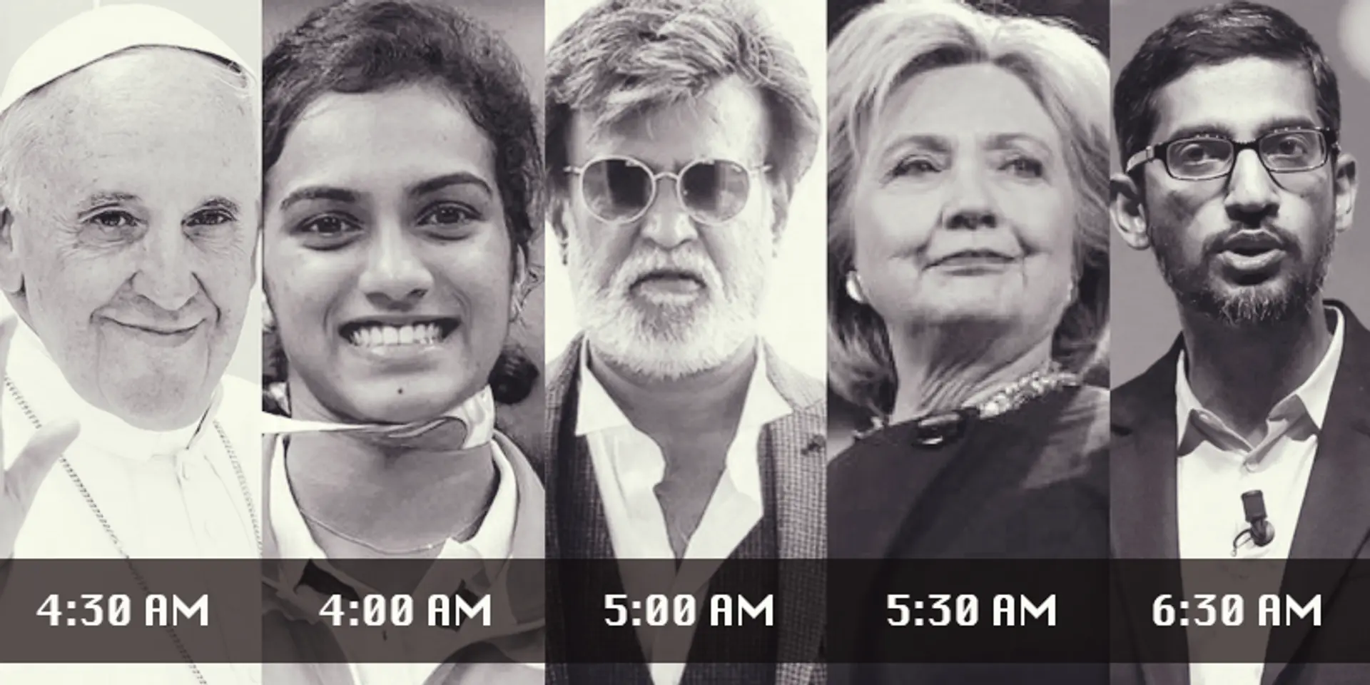 Waking up early is the mantra to success