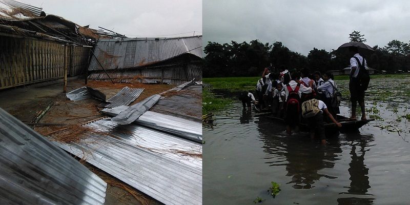 Devastated by Assam floods, how this school on the world's biggest river island continues to fight back