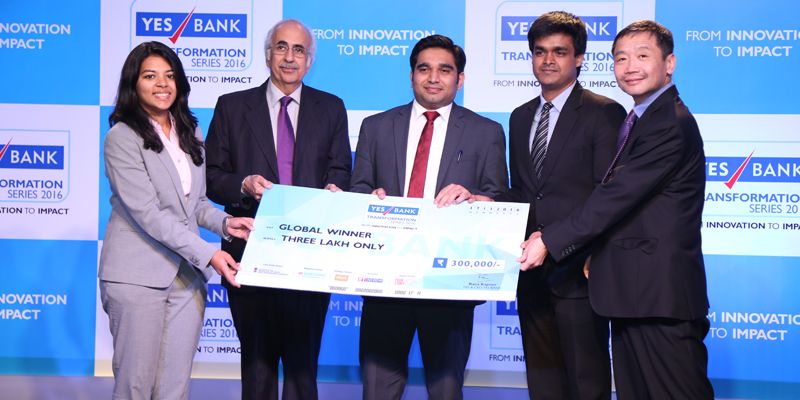 IIM Shillong emerge as winners of YES BANK Transformation Series 2016: A platform for nurturing innovation in India