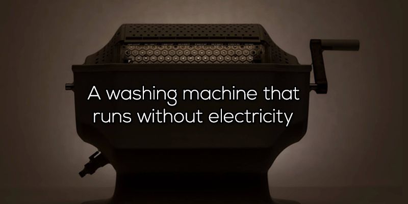 A washing machine that runs without electricity