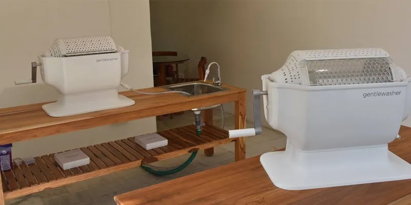 A washing machine that runs without electricity