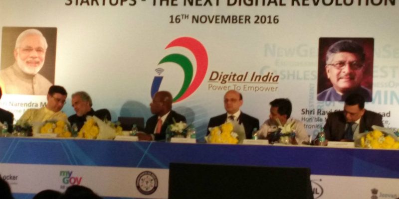 Dignitaries and speakers laud the govt’s initiative to make India a startup hub at Digital India event