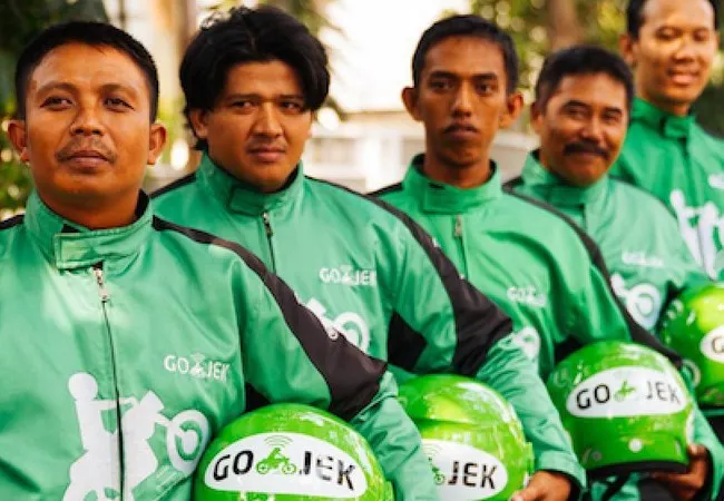 The okek drivers of GO-JEK 