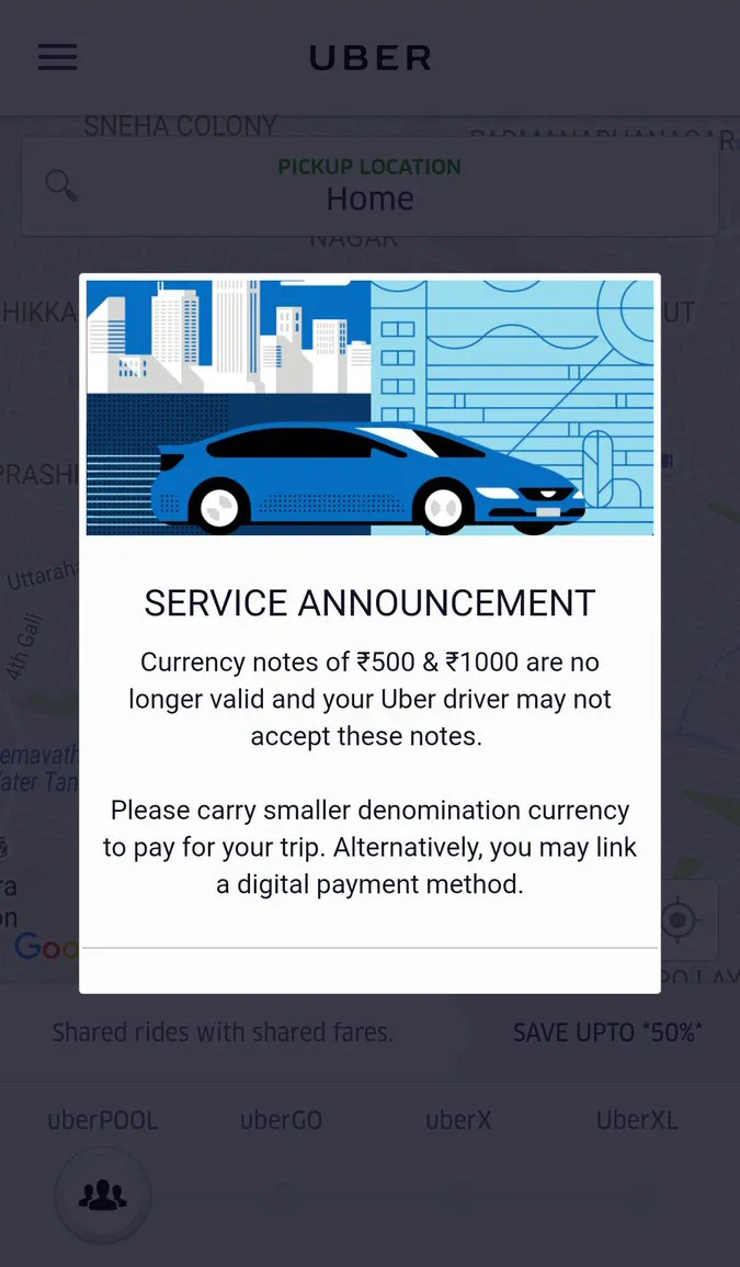 Uber’s announcement